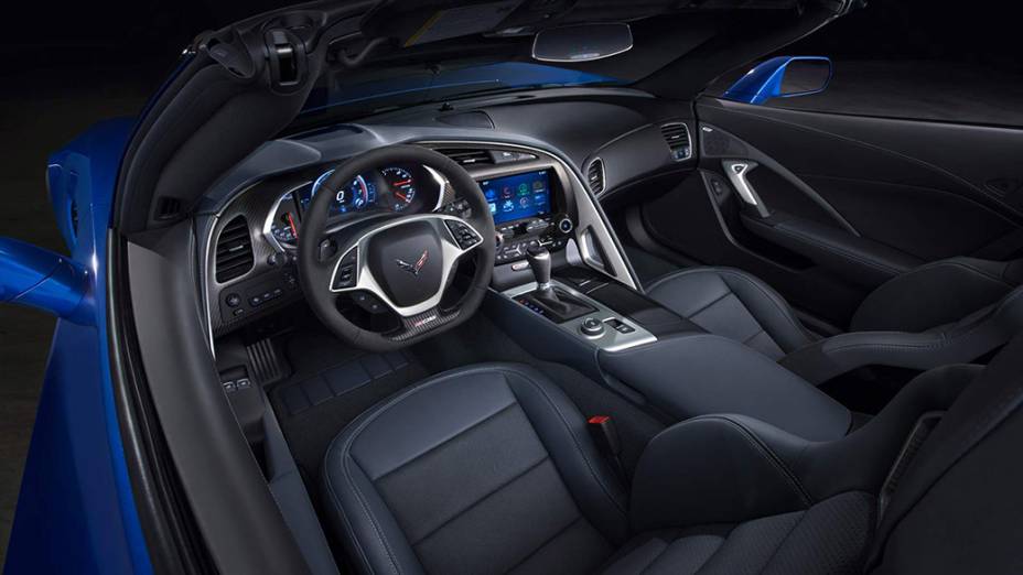 Painel do Corvette Z06 conversível