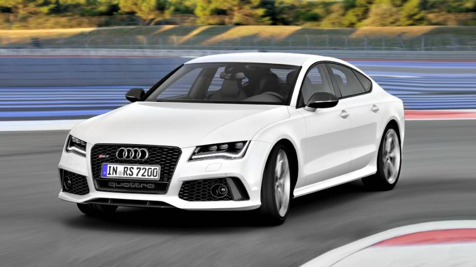 O cupê esportivo RS7 Sportback: motor V8 4.0 biturbo TFSI, capaz de gerar 560 cv, e arrancar até os 100 km/h em 3,9 segundos