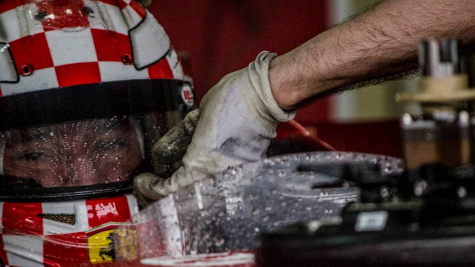 Movimentação no boxes durante Ferrari Racing Days no Autódromo de Interlagos