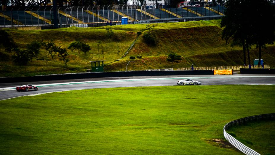 Sessão de treinos durante o primeiro dia do Ferrari Racing Days, no autódromo de Interlagos, São Paulo