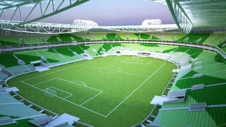 Allianz Parque terá três tons de verde nas cadeiras