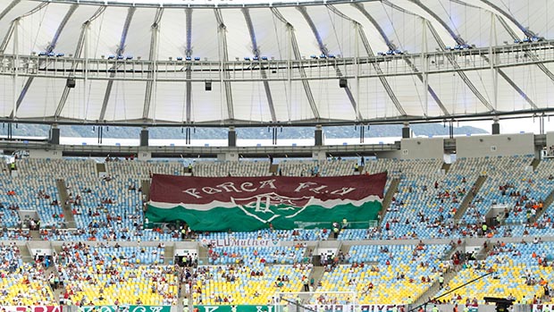 Torcida na partida entre Fluminense e Vasco, nas semifinal do Campeonato Carioca