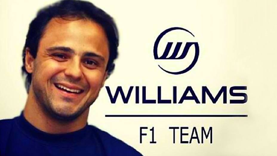 Felipe Massa publicou uma fotomontagem nas redes socias, logo após anunciar que vai correr pela Williams