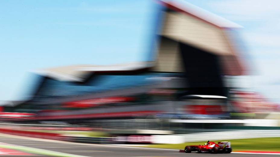 Ferrari de Felipe Massa durante GP de Silverstone