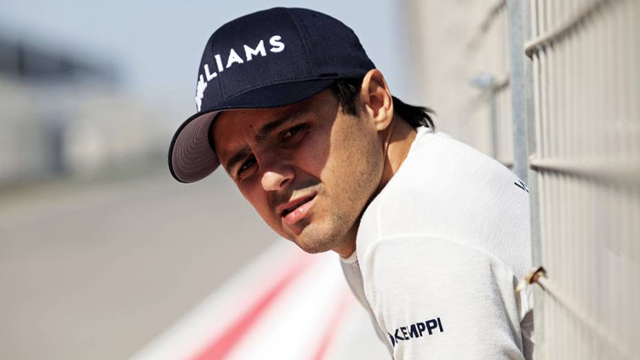 O brasileiro Felipe Massa, da Williams, durante testes para a temporada 2014 da Fómula 1 no Barein