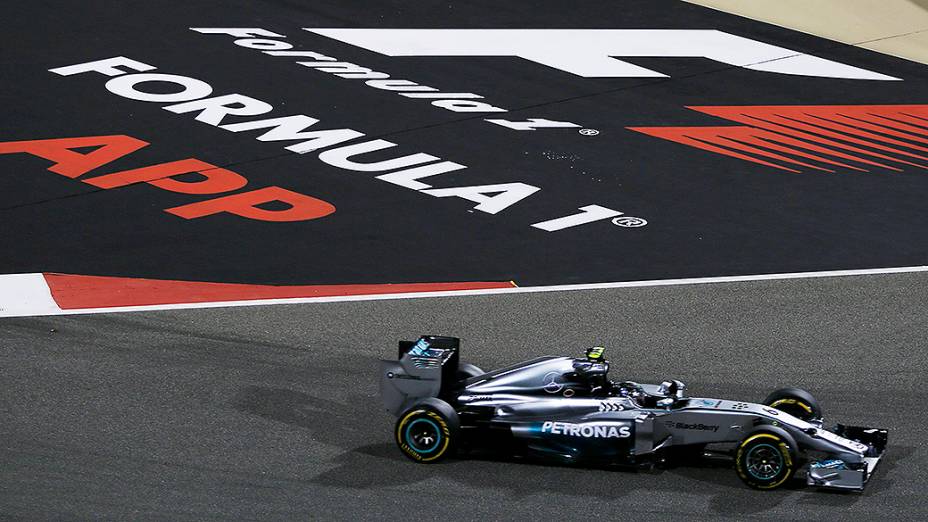Nico Rosberg, no GP do Bahrein: segundo colocado