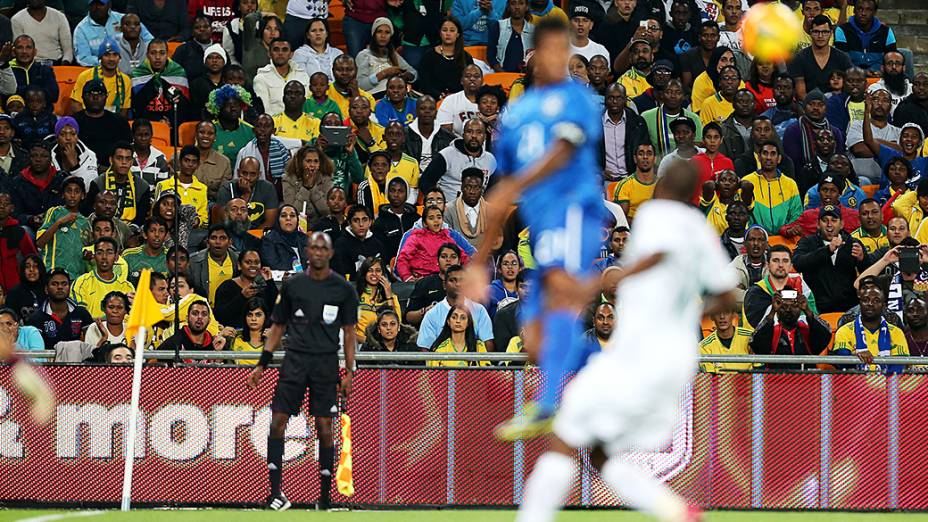 Brasil venceu a África do Sul por 5 a 0, em amistoso realizado no Estádio Soccer City, em Johannesburgo