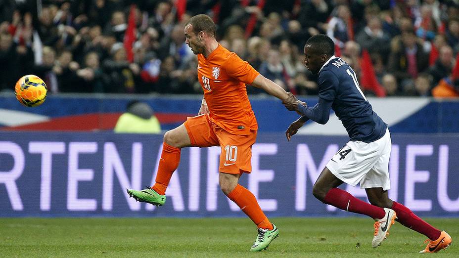 A França venceu a Holanda por 2 a 0 em amistoso disputado no Stade de France, em St. Denis