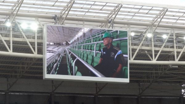 Telão da arena Palmeiras