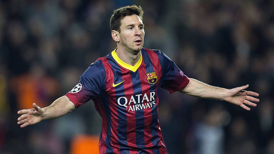 Messi marcou o primeiro do Barcelona na vitória desta quarta-feira