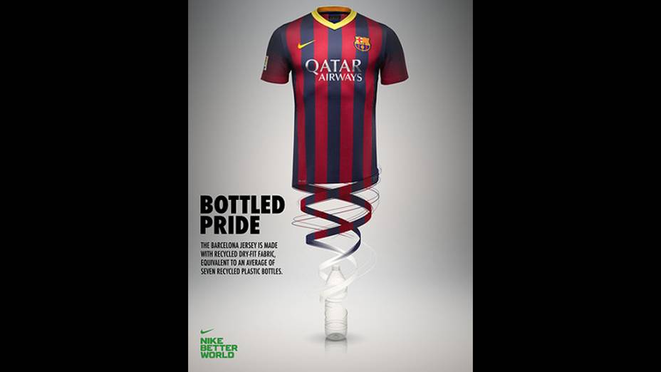 Os novos uniformes do Barcelona