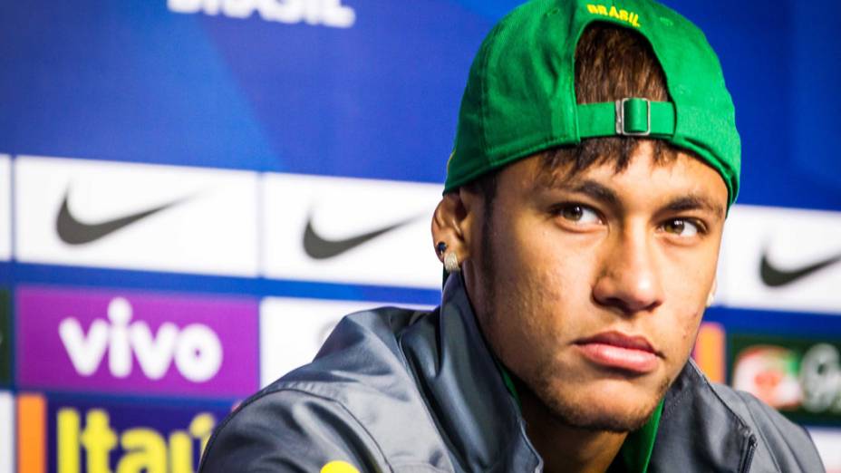 Neymar durante coletiva no Rio: decisão inesquecível