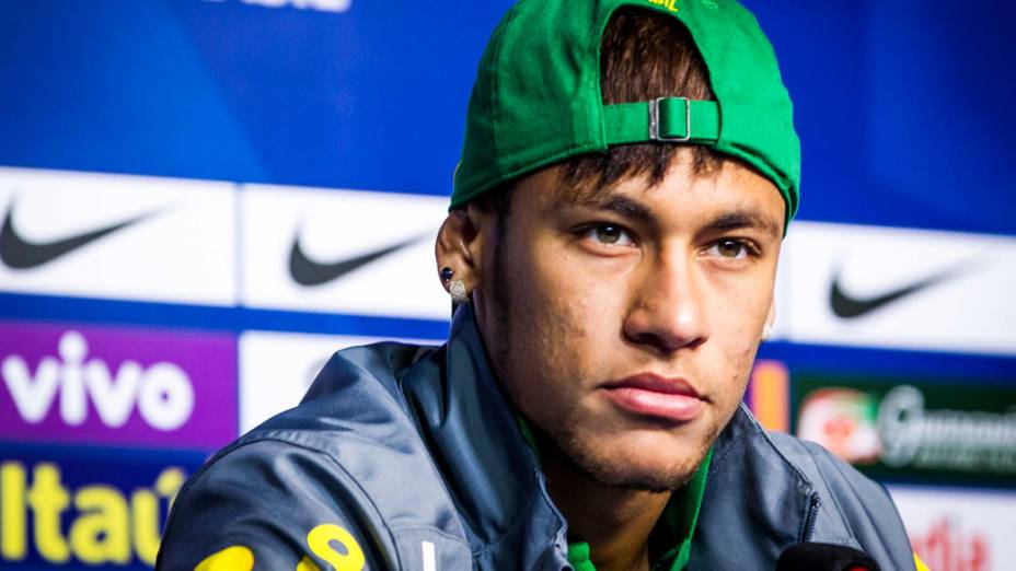 Neymar durante coletiva no Rio: decisão inesquecível