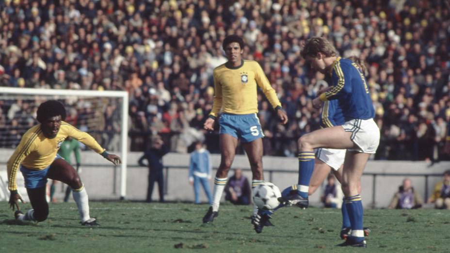 Brasil 1 x 1 Suécia, partida válida pela Copa do Mundo de 1978