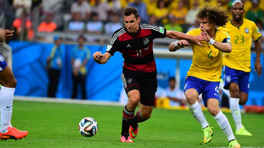 Klose durante o jogo contra o Brasil