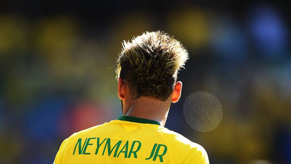 O atacante Neymar