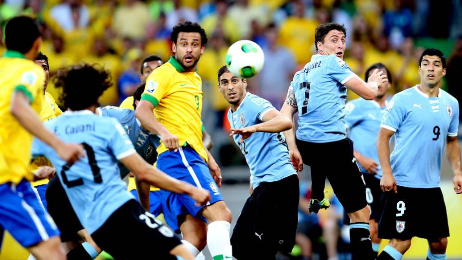 Brasil vence o Uruguai por 2 a 1 no Mineirão e garante a ida pra final da Copa das Confederações no Maracanã