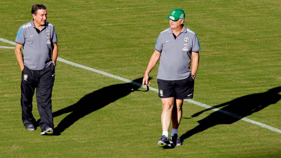 Treino da Seleção Brasileira em Salvador, antes do jogo contra a Itália, pela Copa das Confederações, em 21/06/2013