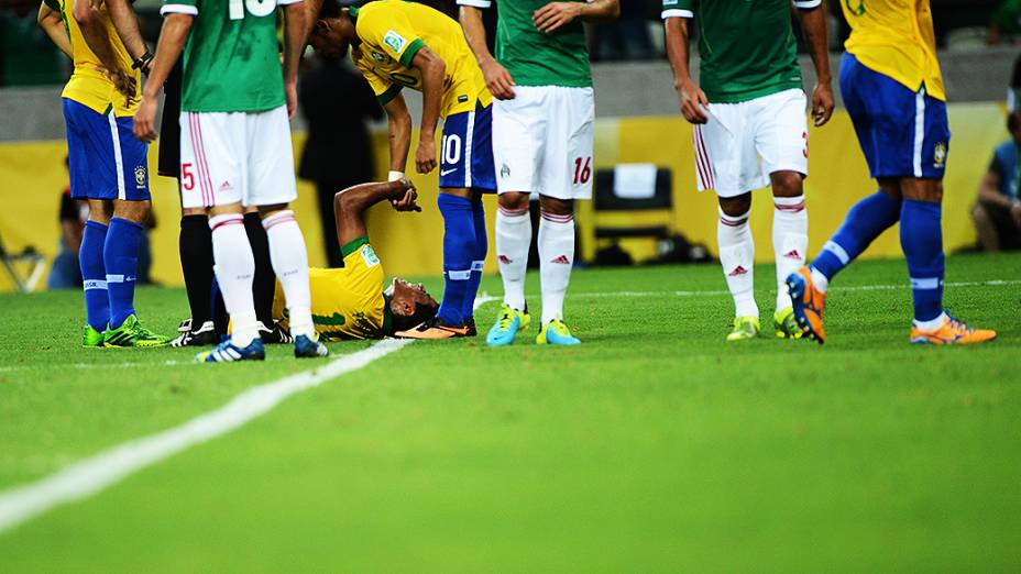 Brasil vence o México pela segunda rodada da Copa das Confederações no Castelão, em Fortaleza