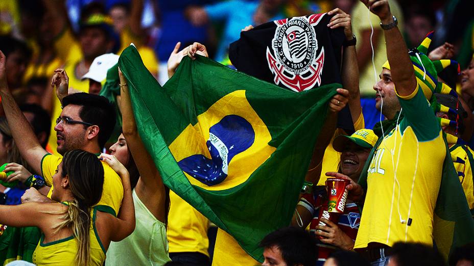 Brasil vence o México pela segunda rodada da Copa das Confederações no Castelão, em Fortaleza