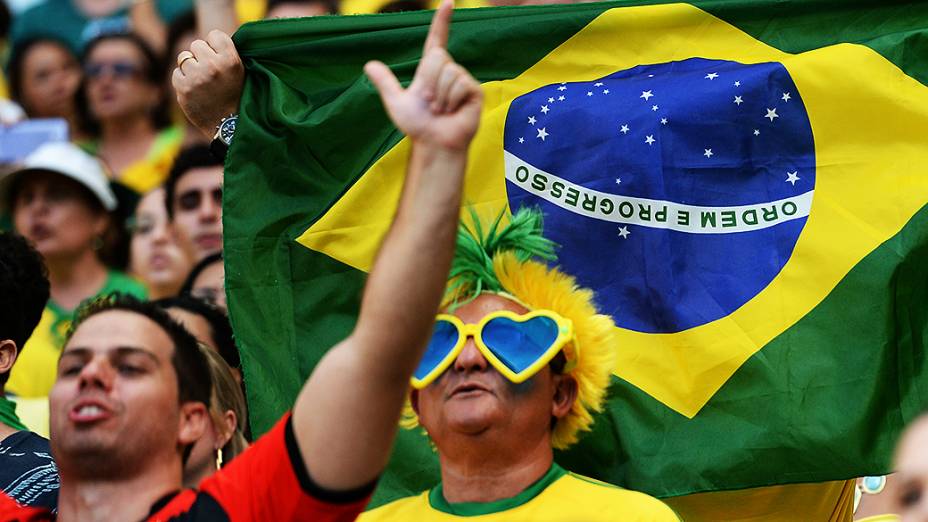 Brasil vence o México pela segunda rodada da Copa das Confederações no Castelão, em Fortaleza