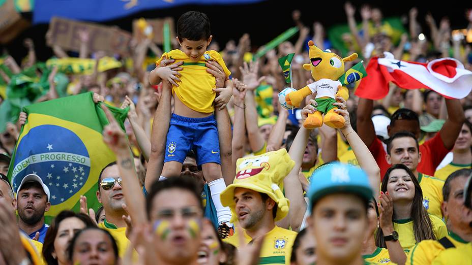 Brasil vence o México pela segunda rodada da Copa das Confederações no Castelão, em Fortaleza