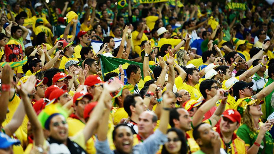 Brasil vence o México pela segunda rodada da Copa das Confederações no Castelão, em Fortaleza