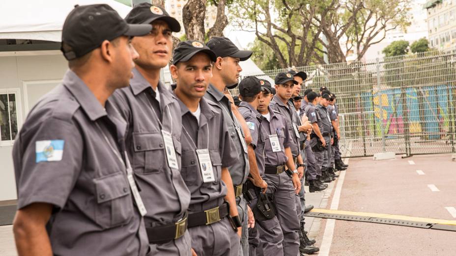 Maracanã tem policiamento reforçado para a partida entre Rússia e Bélgica