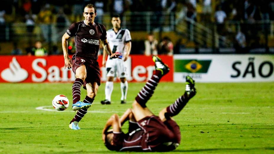 Ponte Preta e Lanús se enfrentam na primeira partida da final da Copa Sul-Americana 2013, no Pacaembu, em São Paulo