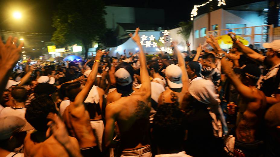 Torcida da Ponte Preta faz a festa no Romildão, na partida contra o São Paulo válida pela semifinal da Copa Sul-Americana