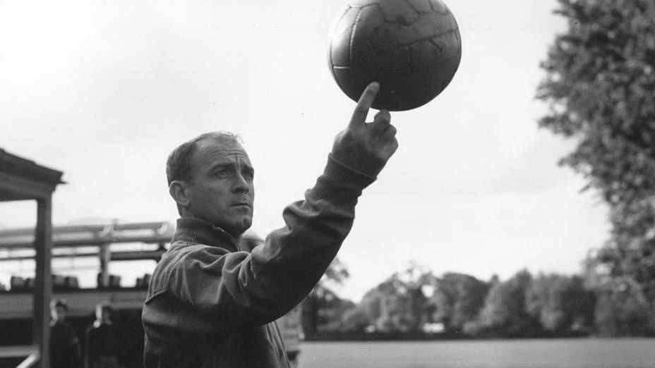 Alfredo Di Stéfano na seleção da Espanha, em 1960