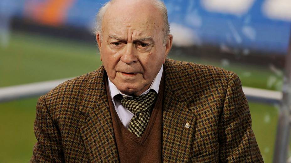 O ex-jogador do Real Madrid Alfredo Di Stéfano, em 2008