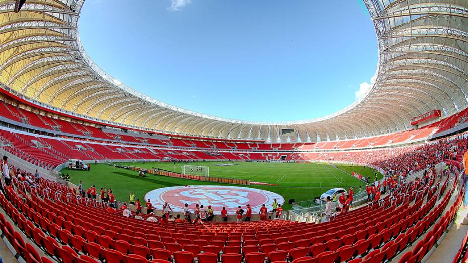 Vista do novo Beira Rio após as reformas para a Copa do Mundo