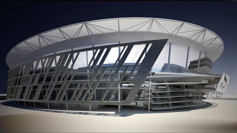 Projeto do novo estádio da Roma inspirado no Coliseu