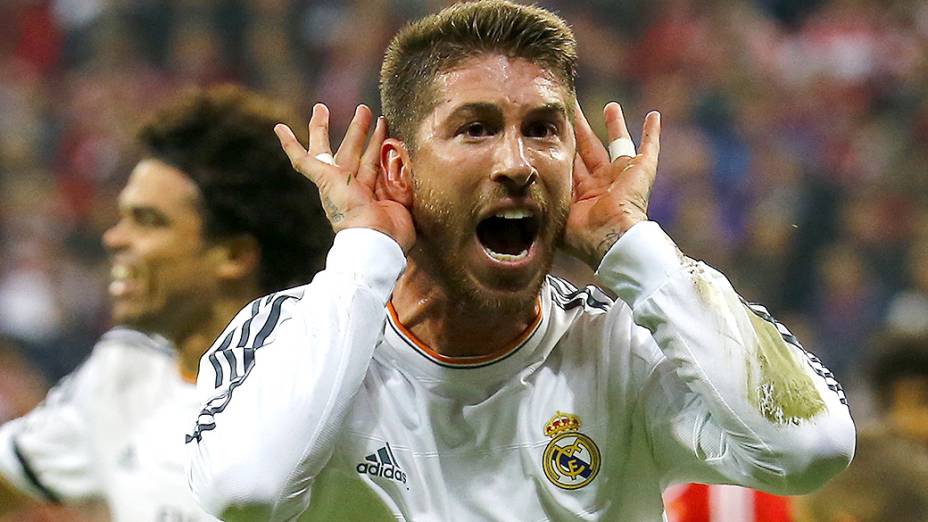 Sergio Ramos marcou os dois primeiros gols do Real Madrid nesta terça-feira