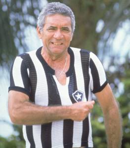 Nílton Santos, ex-jogador do Botafogo em 1982