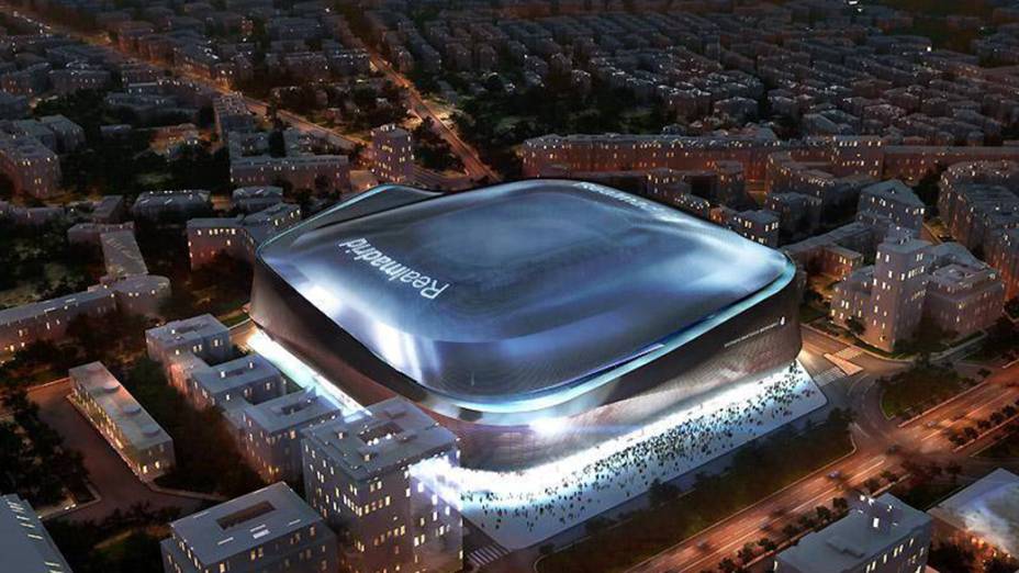 O estádio do Real Madrid passará a ter um centro comercial completo, com shopping center, centro de convenções e até hotel