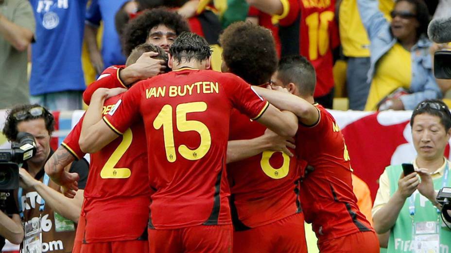 Bélgica vence a Rússia por 1 x 0, no estádio do Maracanã, no Rio de Janeiro