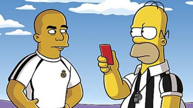 Ronaldo Fenômeno aparece em episódio dos Simpsons