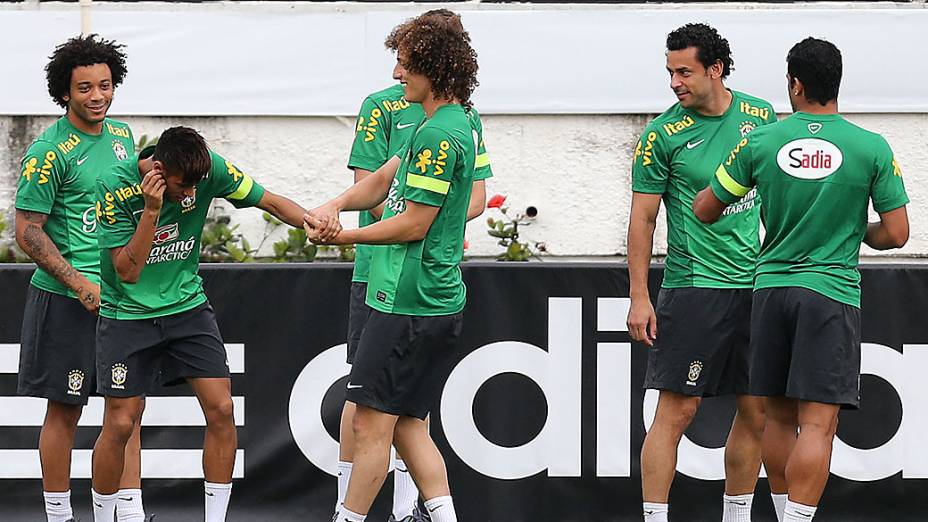 Treino da Seleção Brasileira no estadio Sao Januario, no Rio de Janeiro