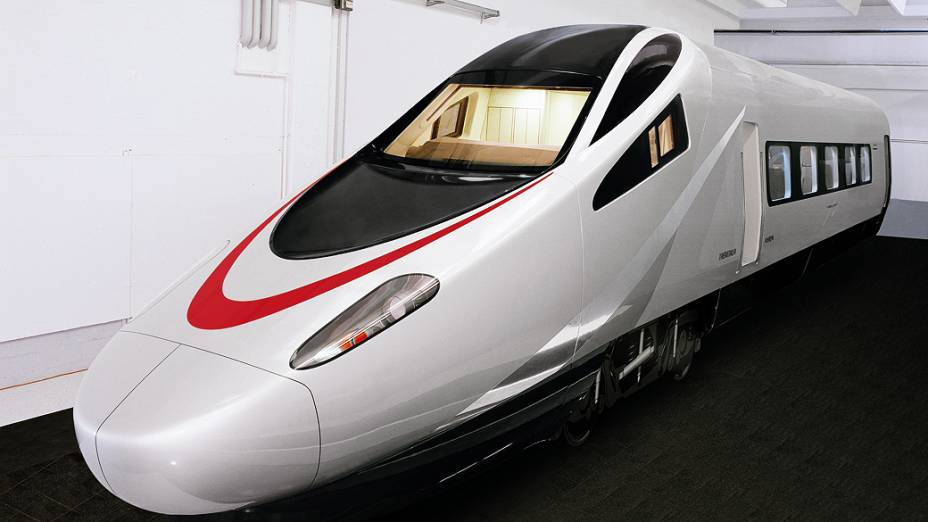 Trem de alta velocidade ETR 600 Frecciargento - O desenho do trem de alta velocidade consumiu um ano e seis meses de estudo e pesquisa