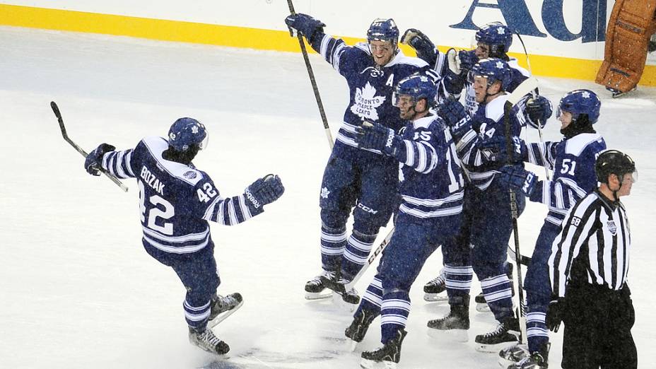 O Toronto Maple Leafs venceu o Detroit Red Wings