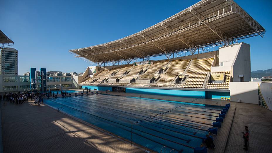 Vista geral do Complexo Maria Lenk que passará por renovação para os Jogos Olímpicos e Paralímpicos Rio 2016