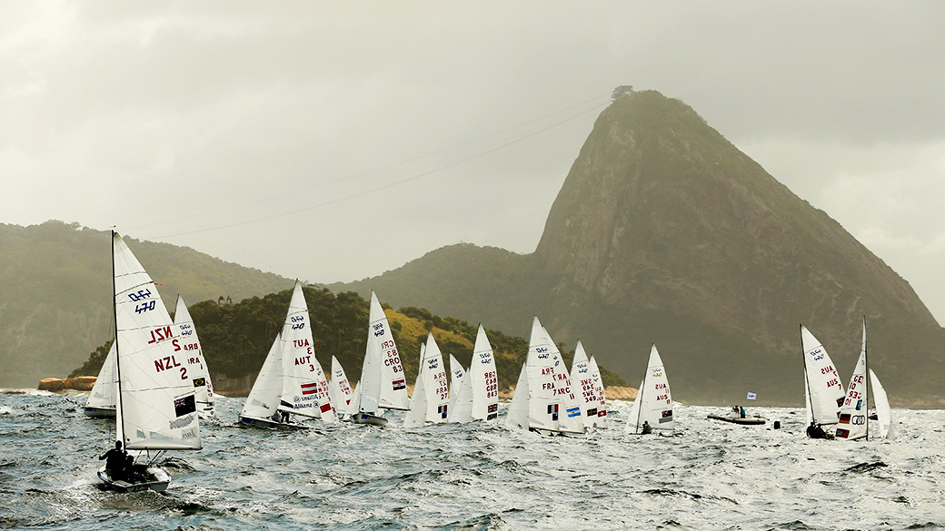Regata Internacional de Vela na Baía de Guanabara, no Rio