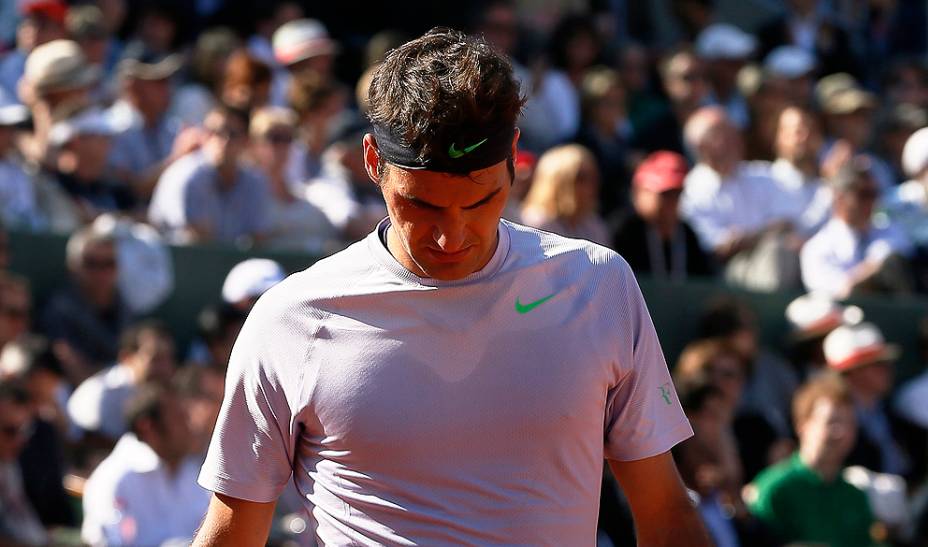 Roger Federer perde para Jo-Wilfried Tsonga e é eliminado nas quartas de finais de Roland Garros