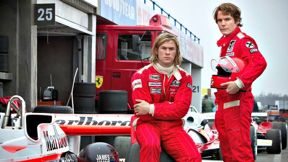 O filme Rush - No Limite da Emoção mostra detalhes sobre a relação entre os pilotos de Fórmula 1, Niki Lauda e James Hunt na temporada de 1976
