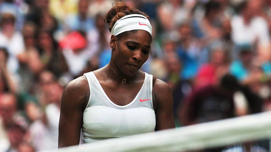 Serena Williams foi eliminada pela alemã Sabine Lisicki no 7º dia do torneio