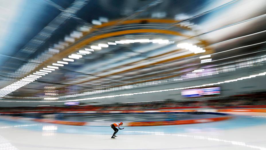 Jorrit Bergsma, na prova masculina dos 10.000m