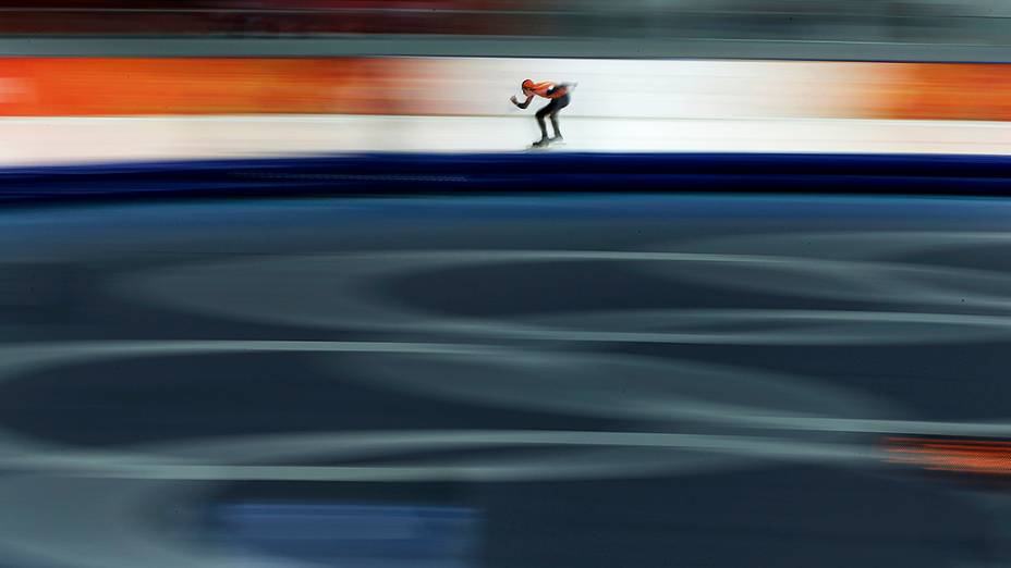 Jorrit Bergsma, na prova masculina dos 10.000m