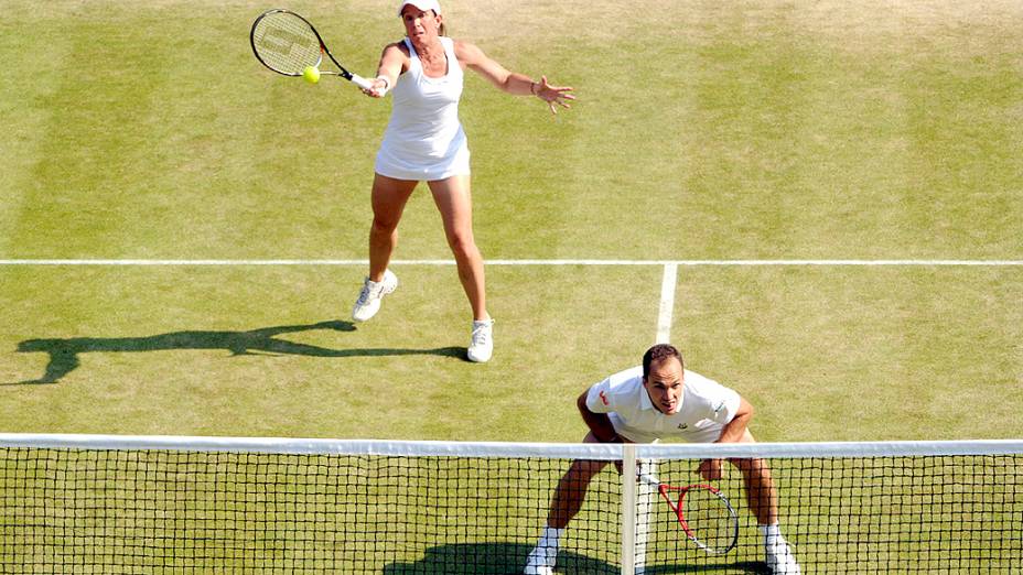 Bruno Soares e Lisa Raymond foram vice-campeões em Wimbledon